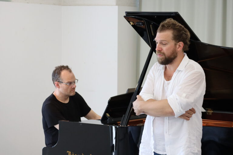Noch ein kleiner Vorgeschmack auf den Liederabend mit Julian Prégardien und Lars Vogt