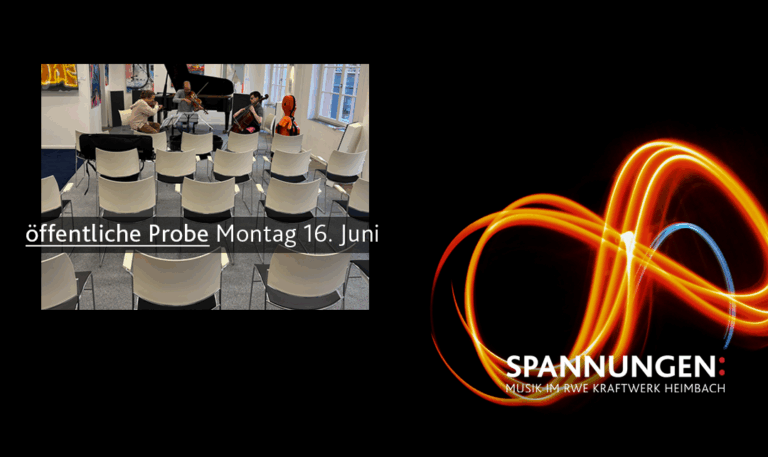 Öffentliche Proben : Montag, 16. Juni